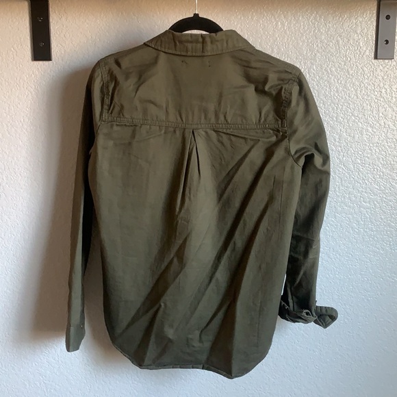 Army green button up - Picture 5 of 5